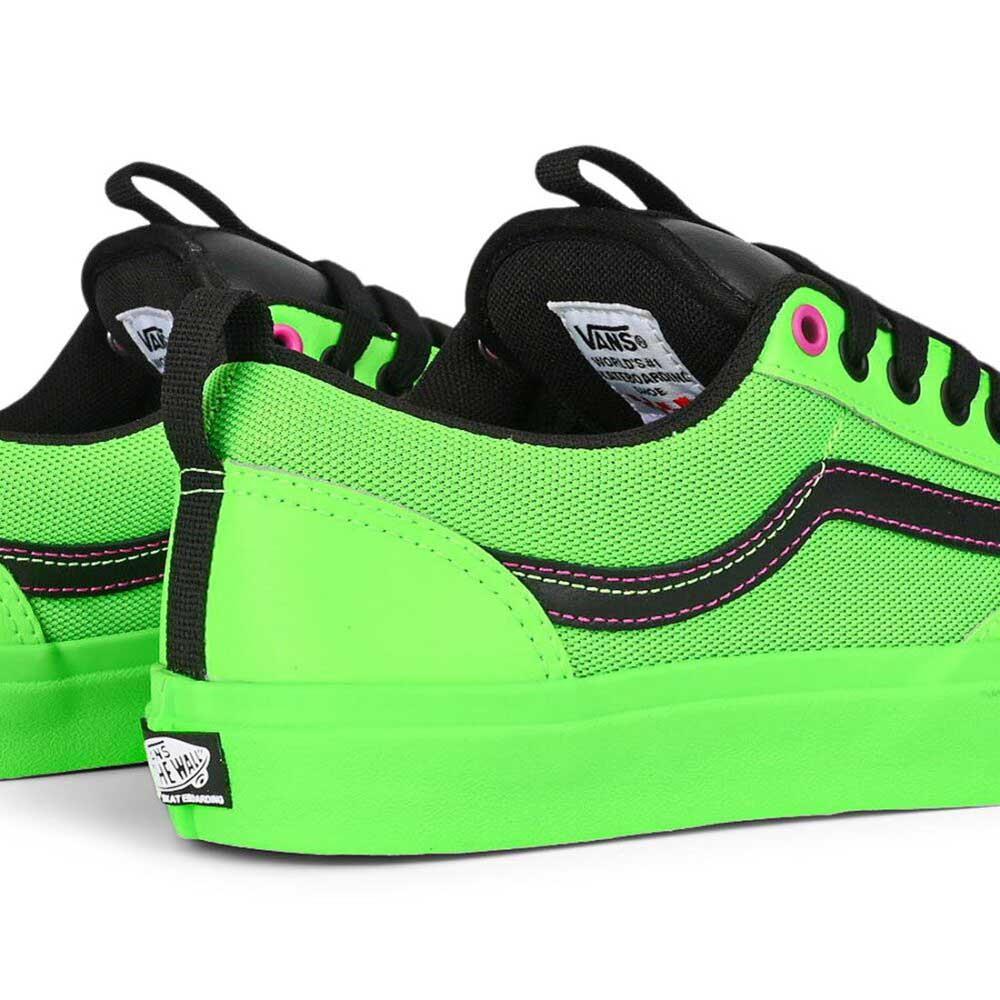 Vans 'Skate Old Skool 36+' Shoes - Acid Airbrush Black/Green Gecko