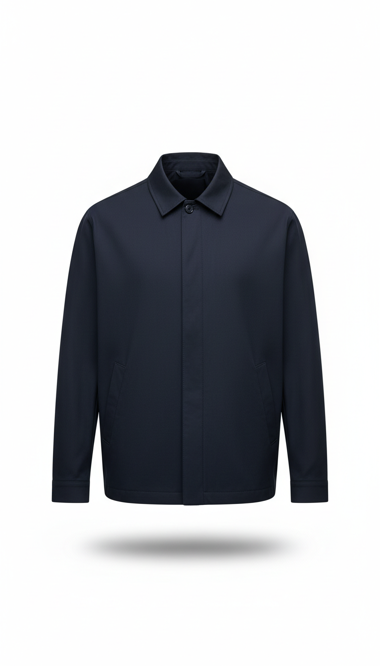 Veste homme coupe décontractée bleu marine
