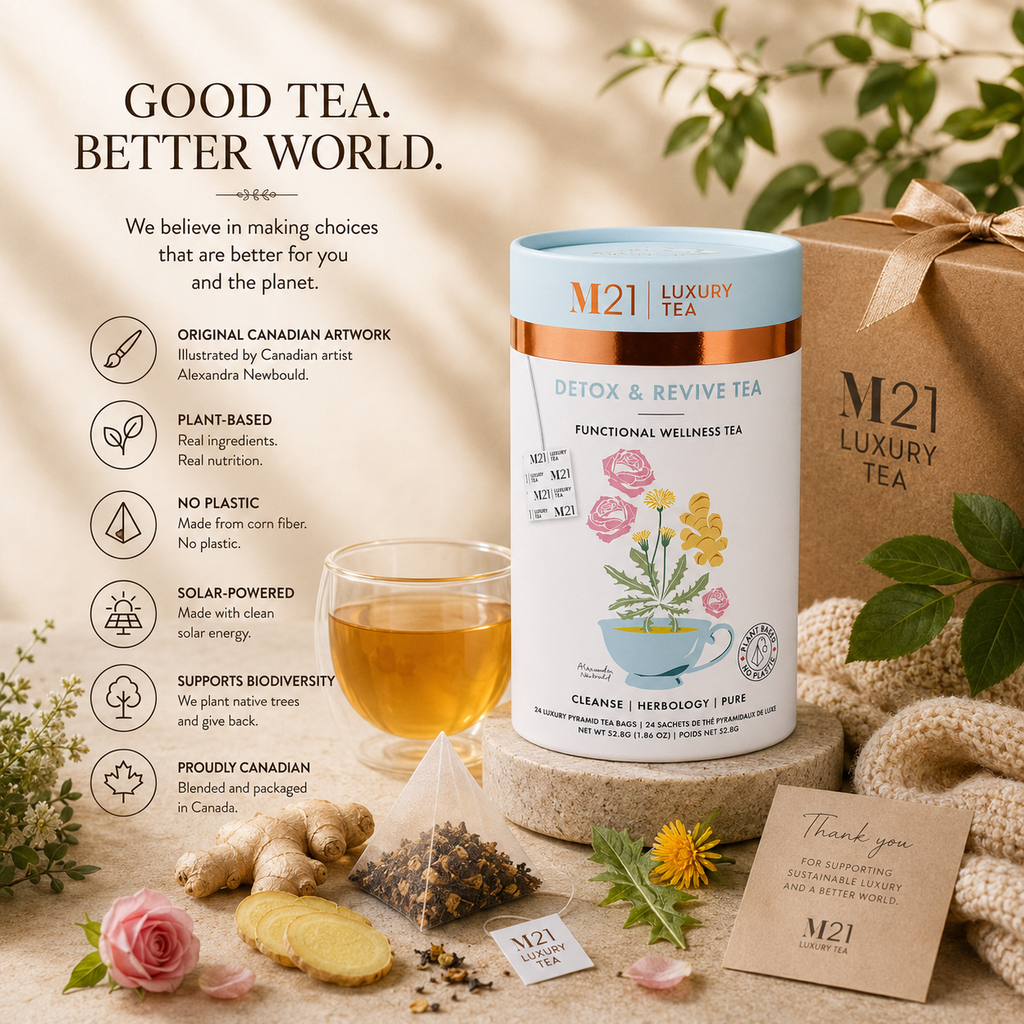 Detox and Revive Luxury Herbal tea | Canadian | 24ct