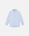 Long Sleeve Button Down Shirt Pale Blue