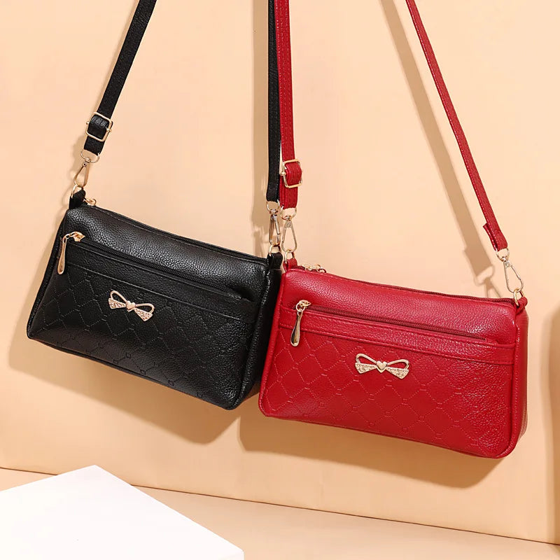 Fashion Damen Handtaschen PU-Leder Handtasche Kleine Umhängetasche Damen Hochwertige Umhängetasche Geldbörse Damen Sac A Main