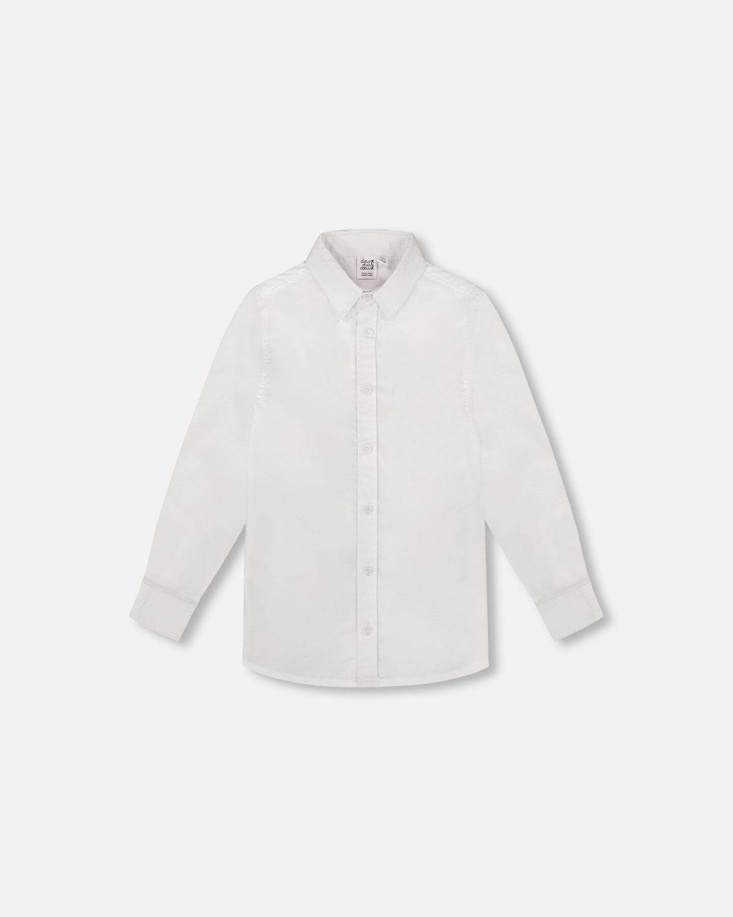 Button Down Long Sleeve Shirt White