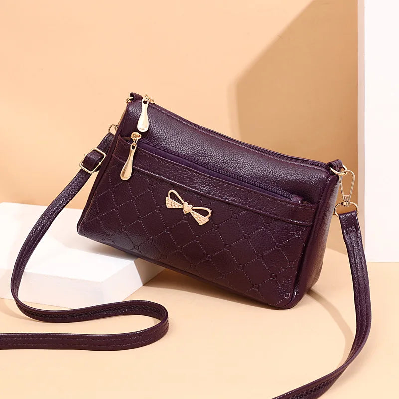 Fashion Damen Handtaschen PU-Leder Handtasche Kleine Umhängetasche Damen Hochwertige Umhängetasche Geldbörse Damen Sac A Main