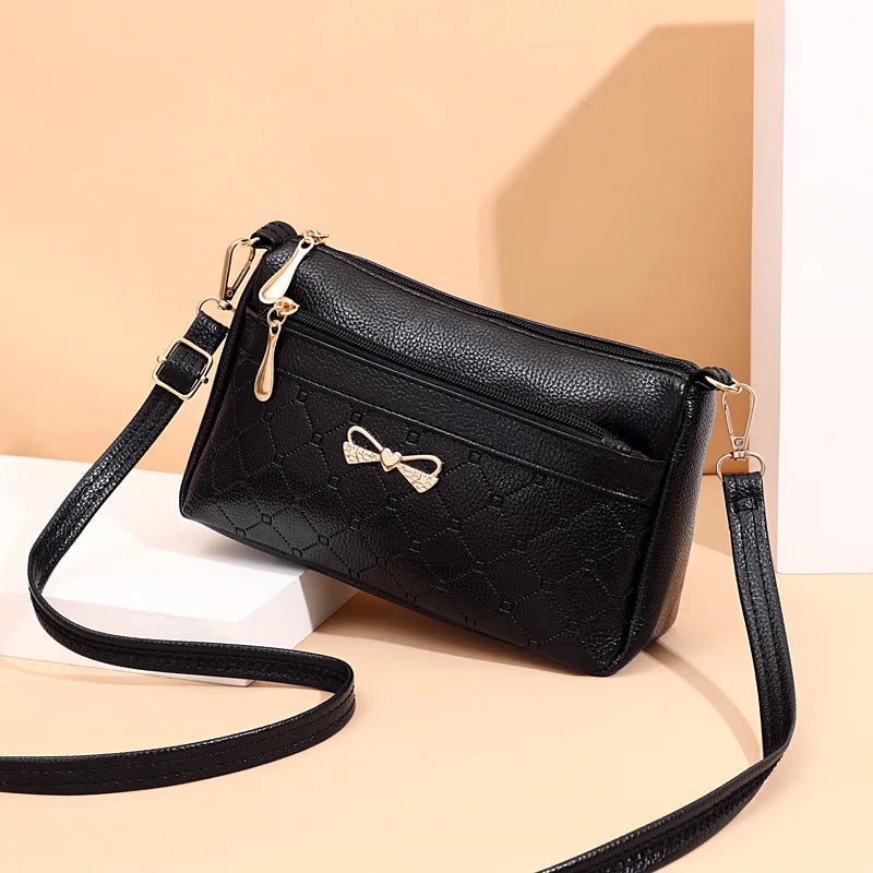 Fashion Damen Handtaschen PU-Leder Handtasche Kleine Umhängetasche Damen Hochwertige Umhängetasche Geldbörse Damen Sac A Main