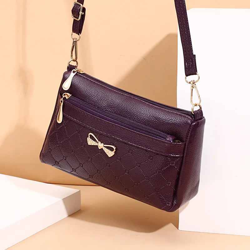 Fashion Damen Handtaschen PU-Leder Handtasche Kleine Umhängetasche Damen Hochwertige Umhängetasche Geldbörse Damen Sac A Main