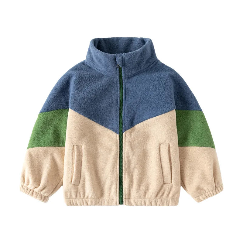 Warme Jungenfleecejacke-Herbst/Winter