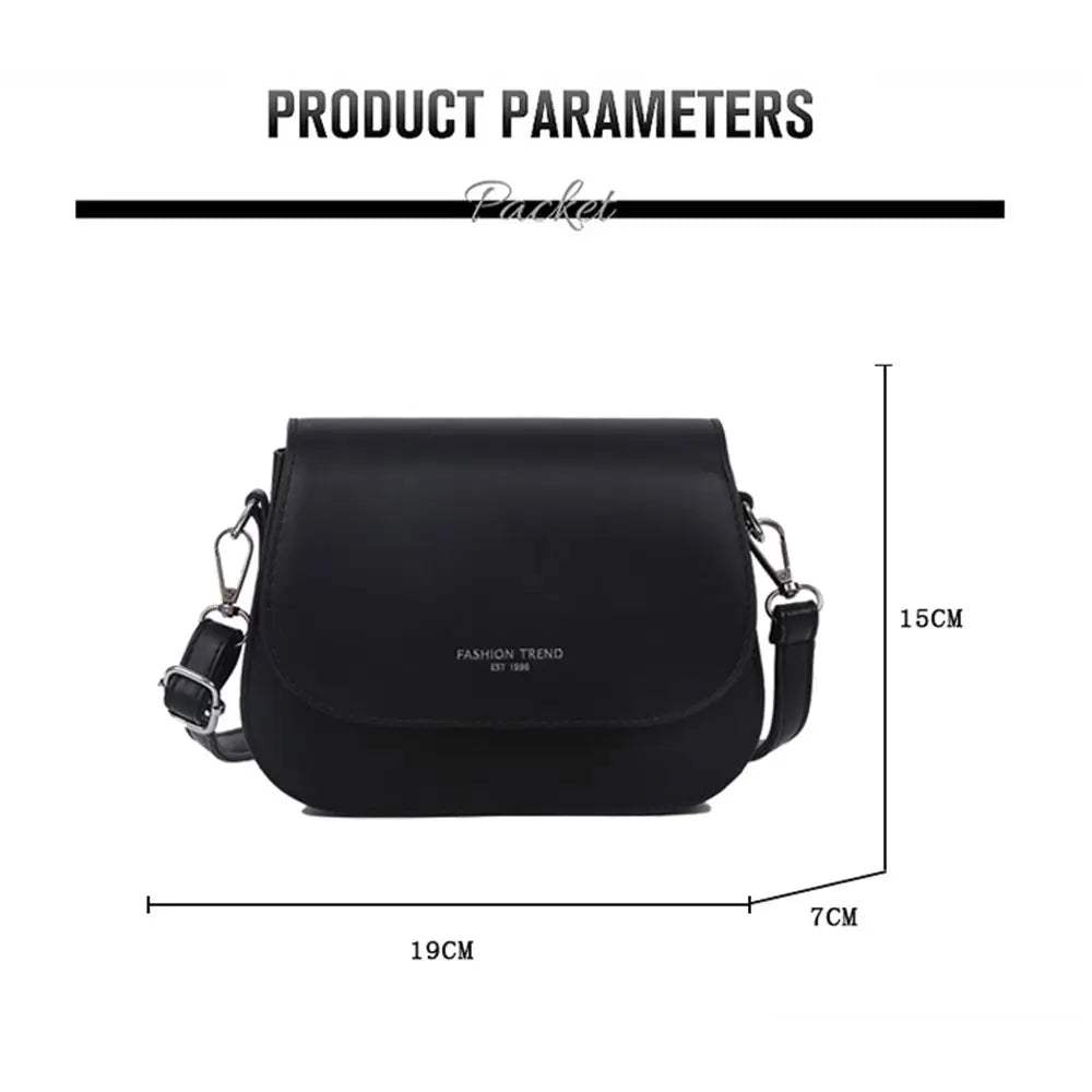 Sac bandoulière femme uni – Style selle