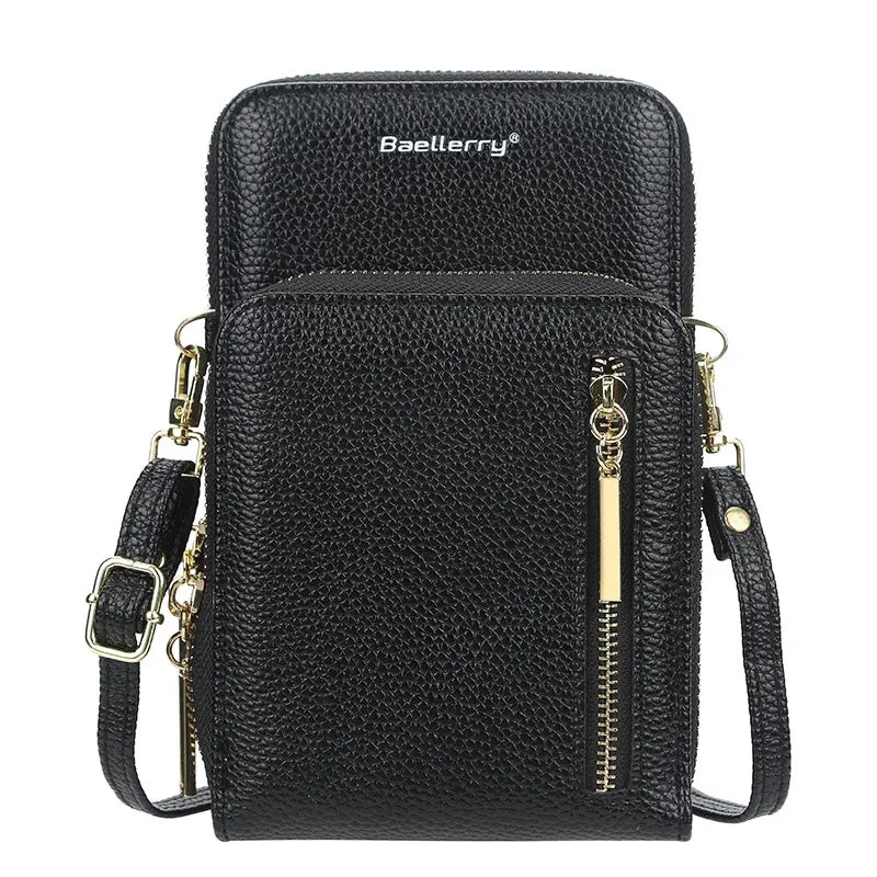 Neue Damen Handtaschen PU Leder Reißverschluss Umhängetaschen Große Kapazität Umhängetaschen Lässige Crossbody Taschen für Frauen Handy Geldbörse