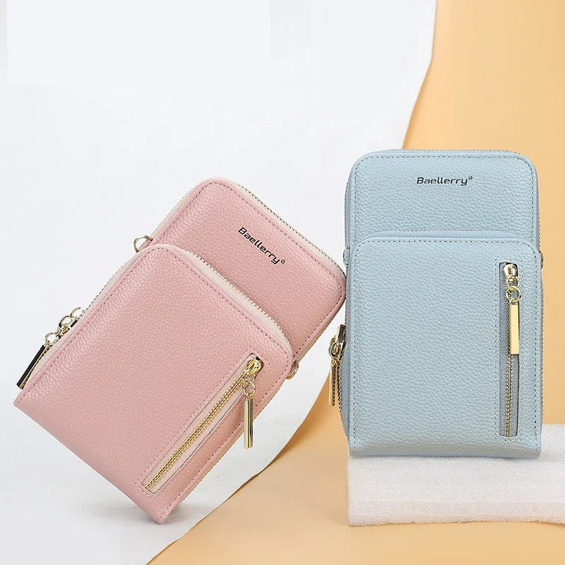 Neue Damen Handtaschen PU Leder Reißverschluss Umhängetaschen Große Kapazität Umhängetaschen Lässige Crossbody Taschen für Frauen Handy Geldbörse