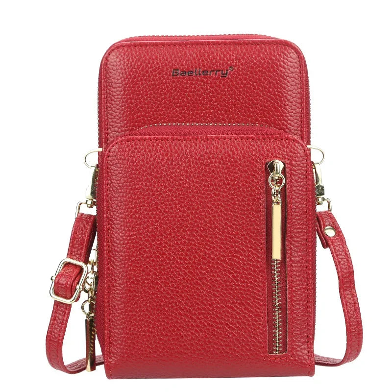 Neue Damen Handtaschen PU Leder Reißverschluss Umhängetaschen Große Kapazität Umhängetaschen Lässige Crossbody Taschen für Frauen Handy Geldbörse