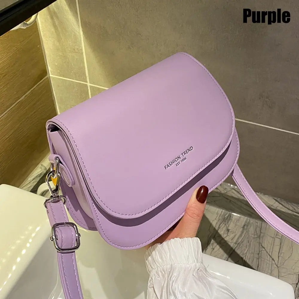 Sac bandoulière femme uni – Style selle