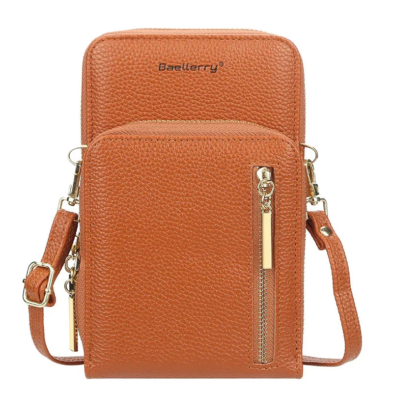Neue Damen Handtaschen PU Leder Reißverschluss Umhängetaschen Große Kapazität Umhängetaschen Lässige Crossbody Taschen für Frauen Handy Geldbörse