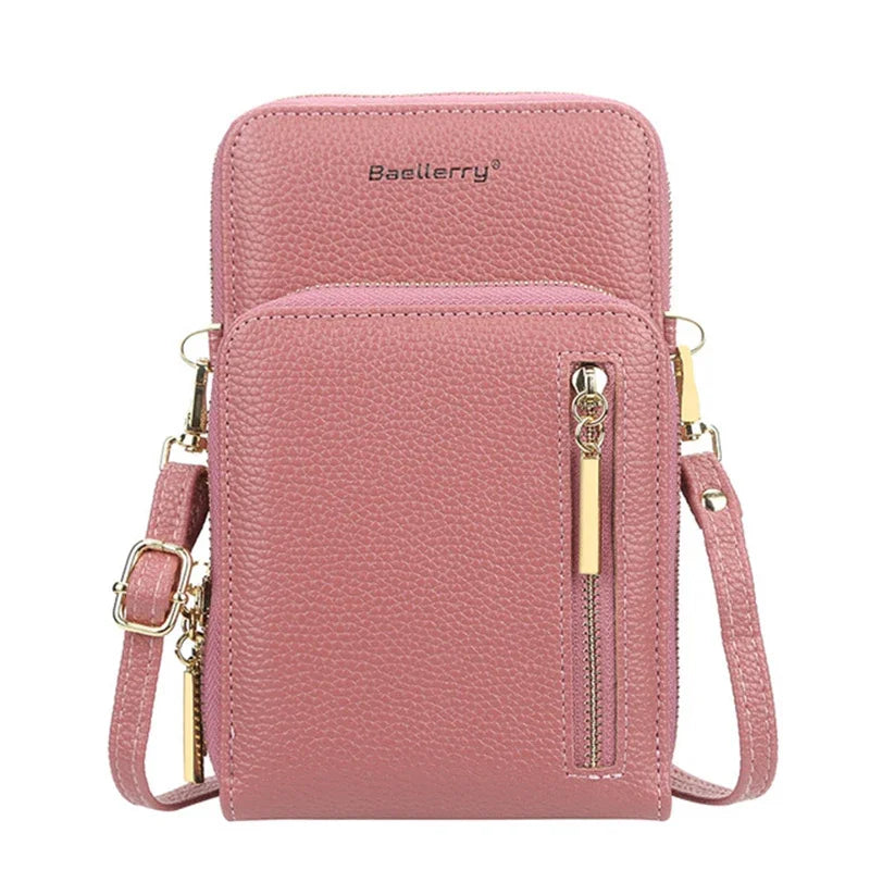 Neue Damen Handtaschen PU Leder Reißverschluss Umhängetaschen Große Kapazität Umhängetaschen Lässige Crossbody Taschen für Frauen Handy Geldbörse