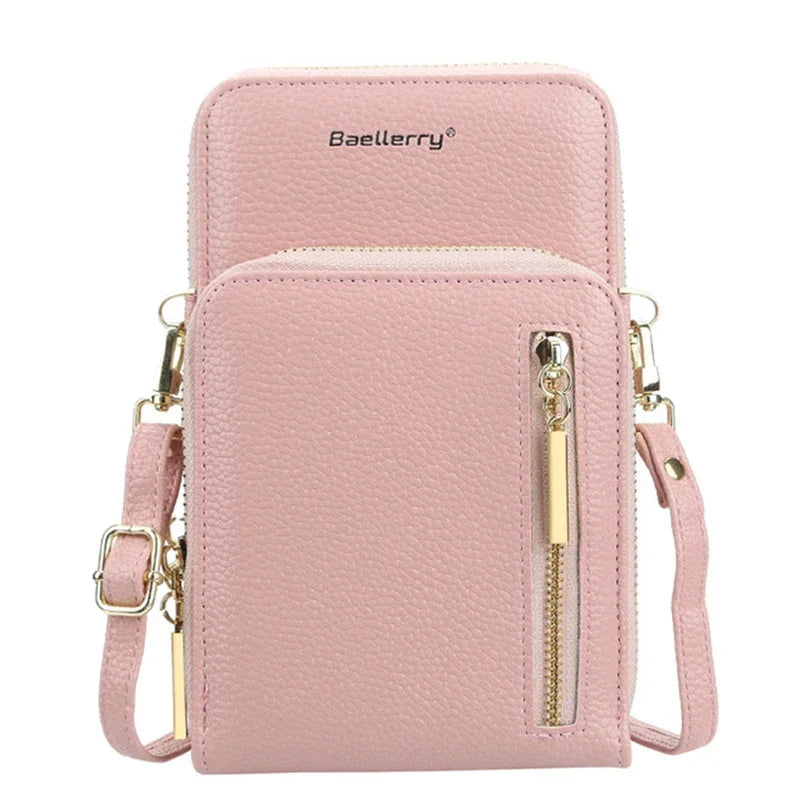 Neue Damen Handtaschen PU Leder Reißverschluss Umhängetaschen Große Kapazität Umhängetaschen Lässige Crossbody Taschen für Frauen Handy Geldbörse
