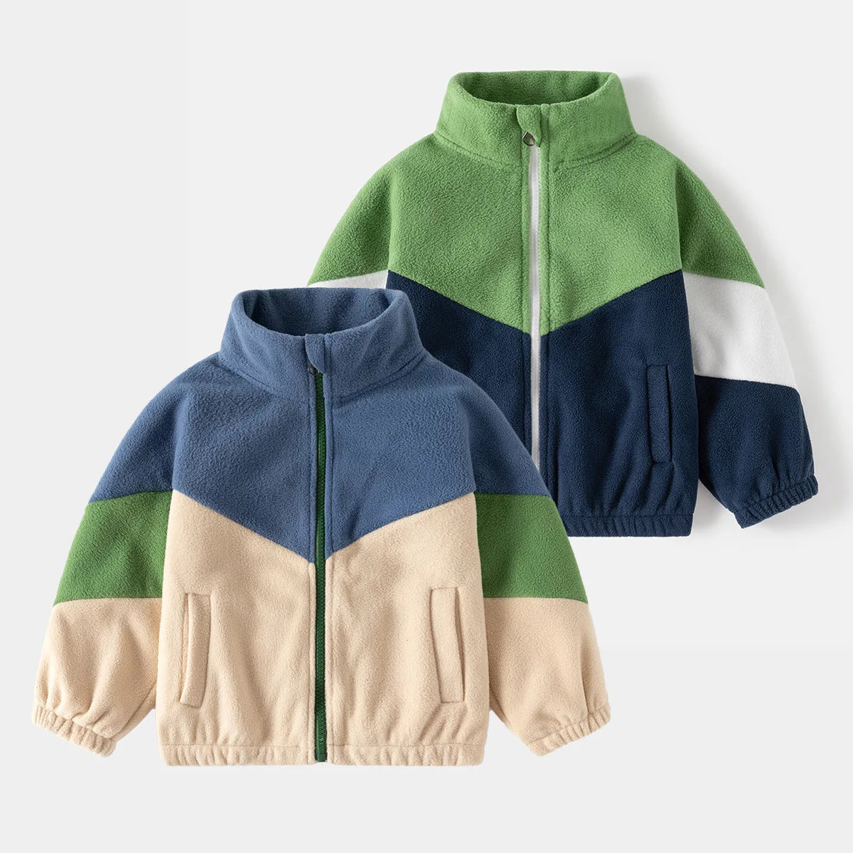 Warme Jungenfleecejacke-Herbst/Winter