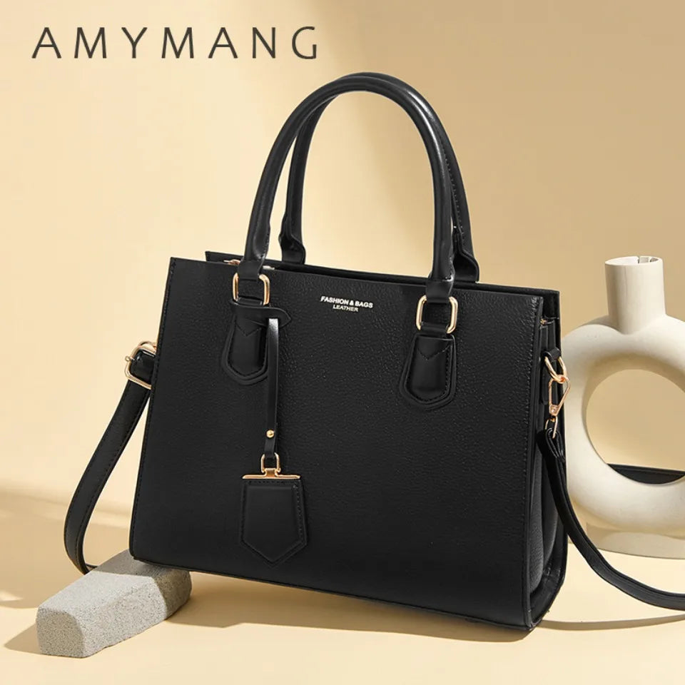Luxuriöse Damenhandtaschen 3 Schichten Große Kapazität Damen Umhängetaschen Hochwertige PU-Leder Pendler Umhängetaschen Für Damen Sac