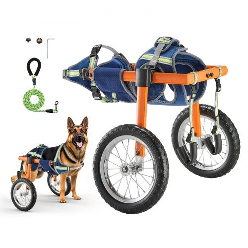Dog Wheelchair for Back Legs, Lightweight 2 Wheels Pet Wheelchair,